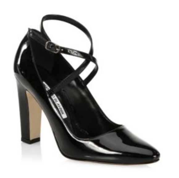 Manolo Blahnik Shoes - Manolo Blahnik leather pumps size 5.5